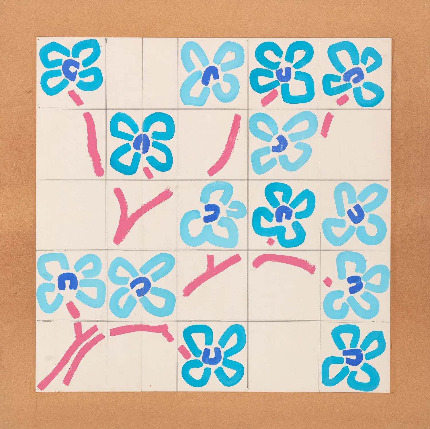 Untitled (Cherry blossoms) PG-SS-11-12, 122 (h) x 122 (w) cm