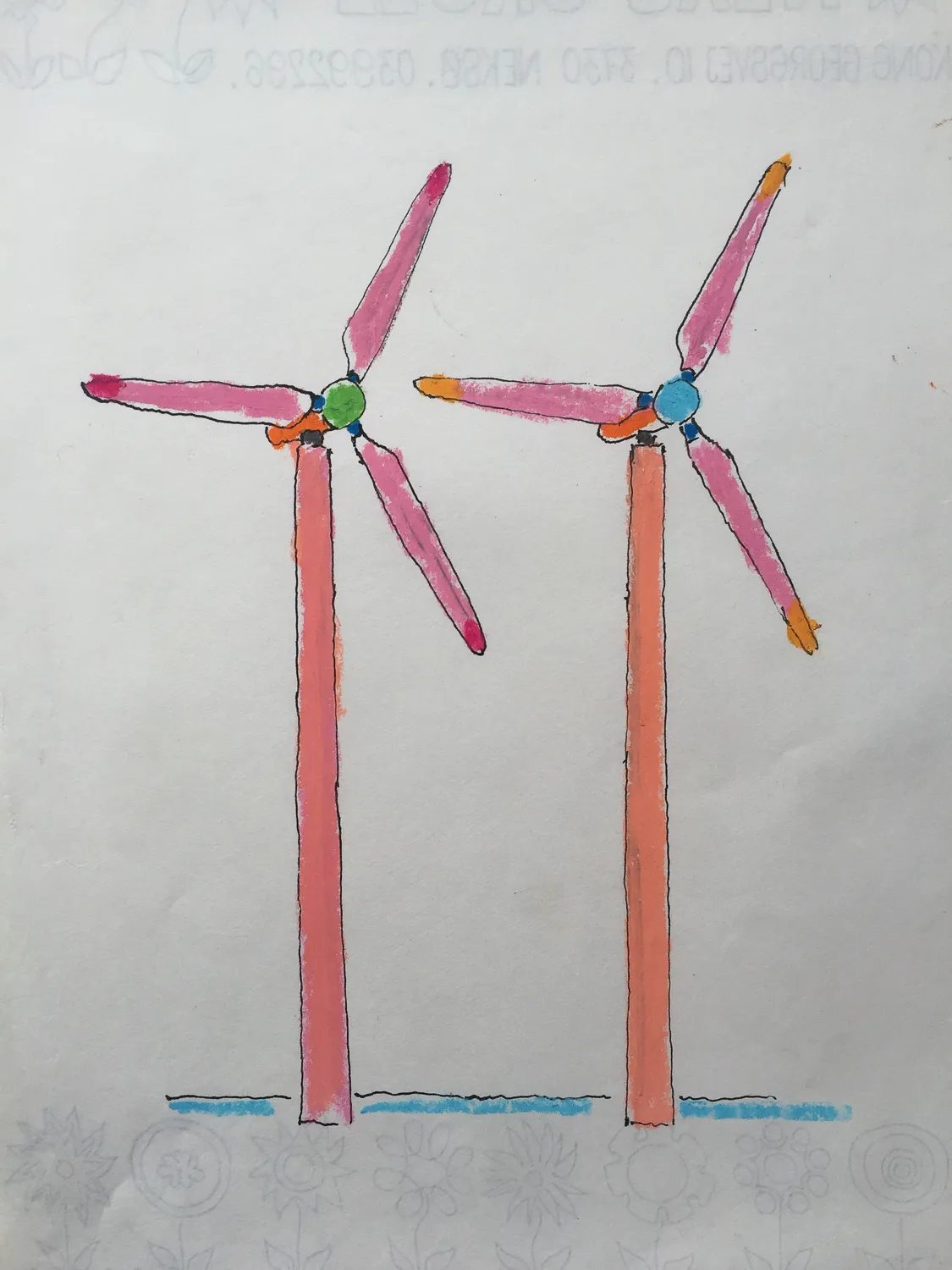 Offshore wind mills