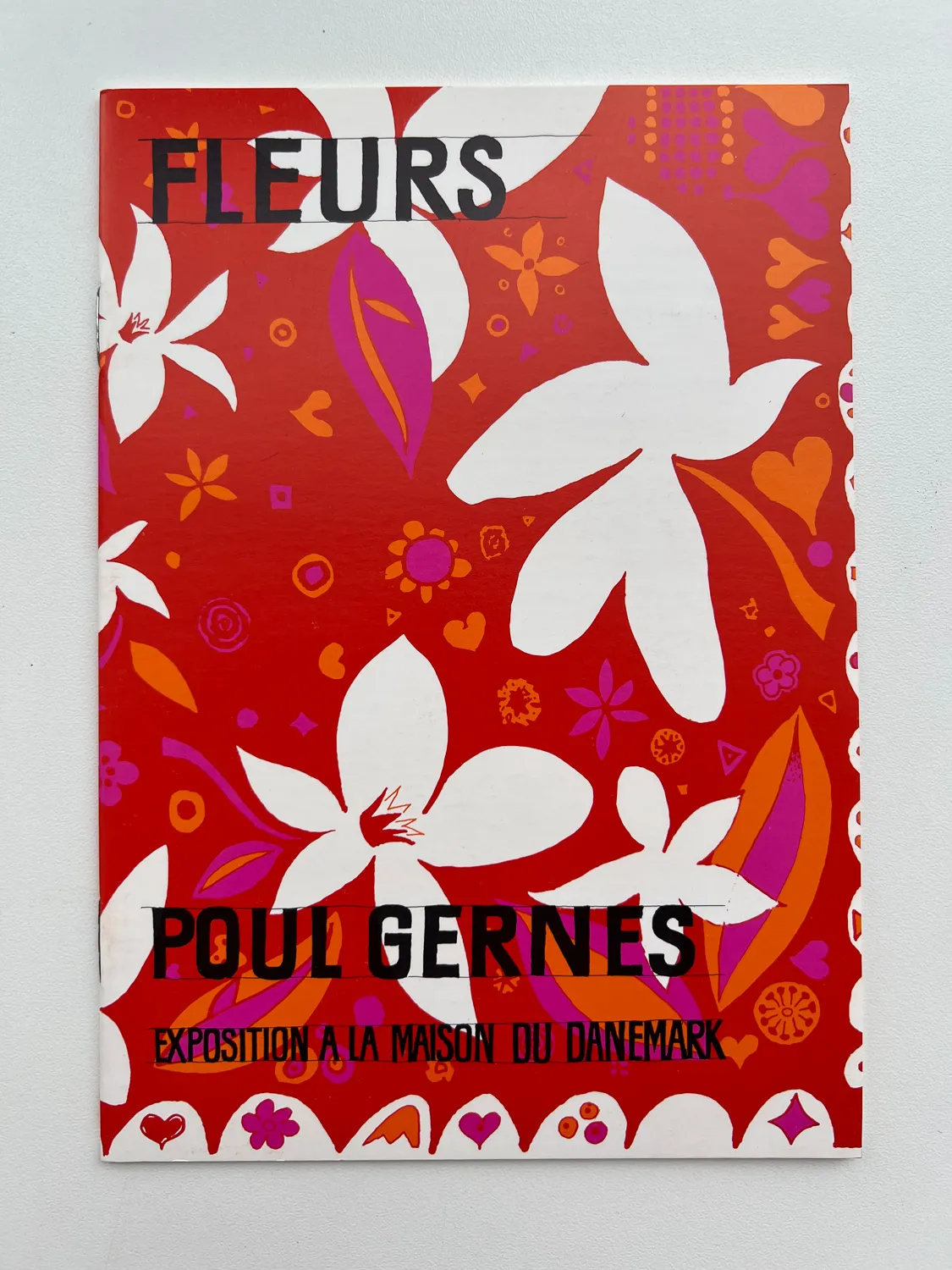 Fleurs. Poul Gernes Exhibition catalogue