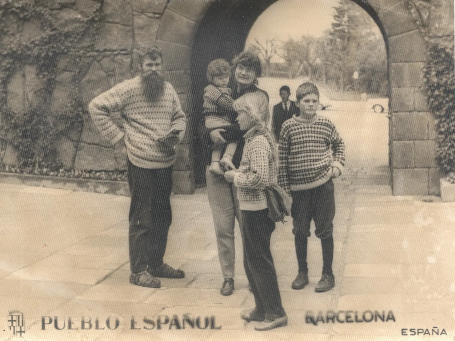 The family in Barcelona, February 1964