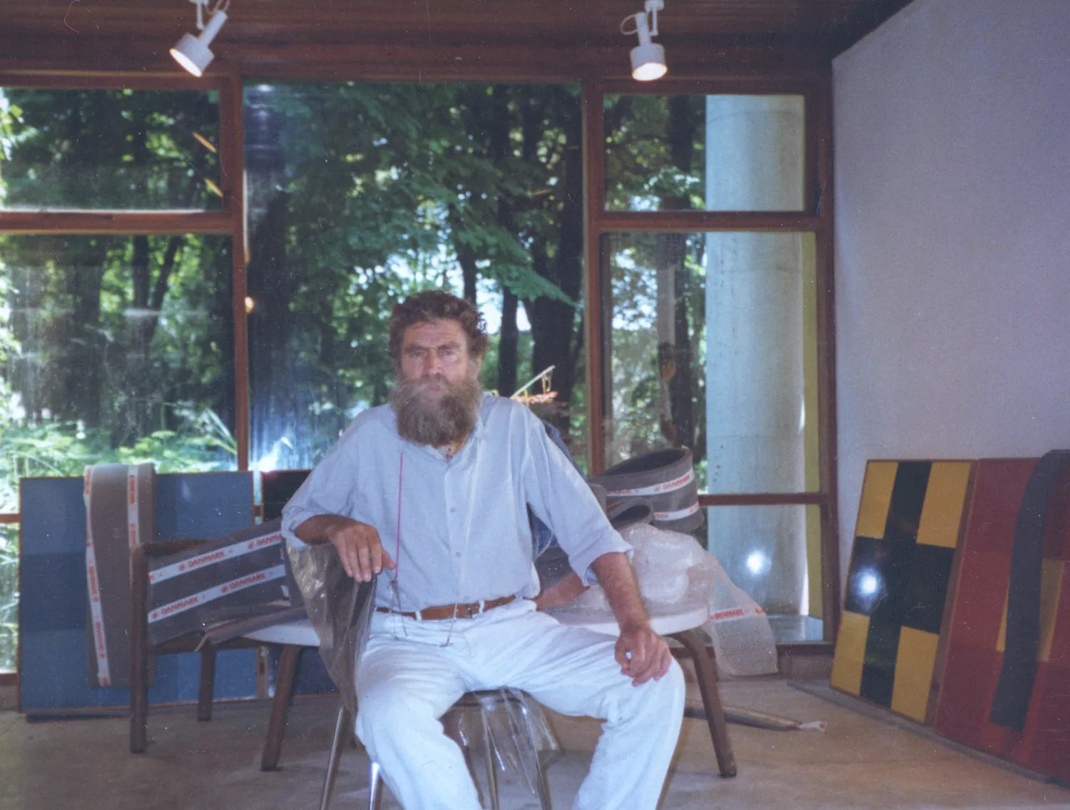 Poul Gernes at the Venice Biennale, 1988