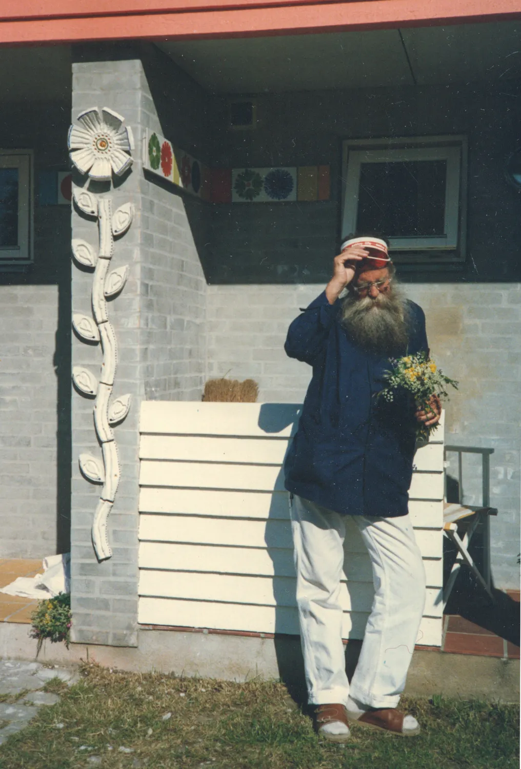 During the decoration of Lille Grundet Housing Cooperative, 1989